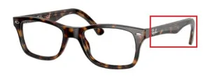 Original Ray-Ban RB5228 arms, colour 2012 · Havana dark