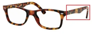 Original Ray-Ban RB5228 arms, colour 5712 · Havana brown/gray