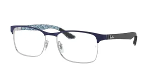 Ray-Ban RX8416, colour 3016 · Blue matte on silver