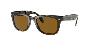 Ray-Ban RB4105 FOLDING WAYFARER, colour 710 · Havana light