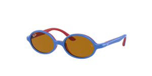 Ray-Ban RJ9145S, colour 7084/3 blu on rubber red
