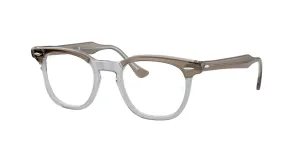 Ray-Ban RX5398 HAWKEYE, colour 8112 · Brown on trasparent gray