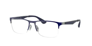 Ray-Ban RX6335, colour 2947 · Blue on gunmetal