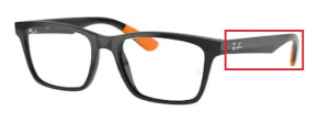 Original Ray-Ban RB7025 arms, colour 5417 · Black