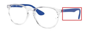 Original Ray-Ban RB7046 Erika arms, colour 5734 · Trasparent