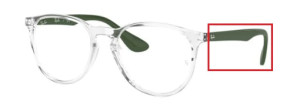 Original Ray-Ban RB7046 Erika arms, colour 5952 · Clear