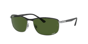 Ray-Ban RB3671CH, colour 9144p1 black on silver