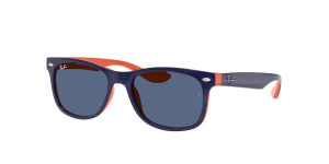 Ray-Ban RJ9052S JUNIOR NEW WAYFARER, colour 178/80 blue on orange