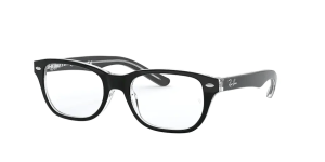 Ray-Ban RY1555, colour 3529 · Black on clear