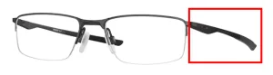 Original Oakley OO3218 Socket 5.5 arms, colour 01 · Black polished