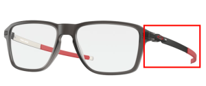 Original Oakley OO8166 Wheel House arms, colour 03 · Gray satin smoke