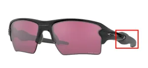 Original Oakley OO9188 Flak 2.0 XL arms, colour 9188 · B5 black matte
