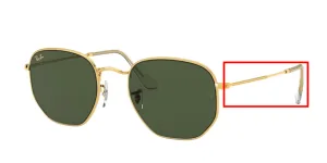 Original Ray-Ban RB3548 Hexagonal arms, colour 9196 · Legend gold