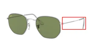 Original Ray-Ban RB3548 Hexagonal arms, colour 9198 · Silver