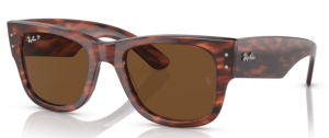 Ray-Ban 0840S MEGA WAYFARER, colour 954/57 striped havana