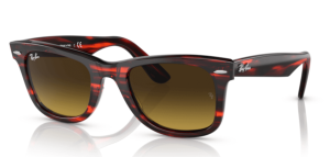 Ray-Ban 2140 WAYFARER, colour 136285 · Striped red