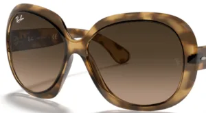 Original lenses Ray-Ban RB4098 Jackie Ohh II, colour A5 · Pink/brown gradient · plastic
