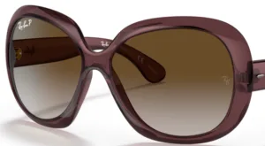 Original lenses Ray-Ban RB4098 Jackie Ohh II, colour T5 · Brown gradient polarized · plastic