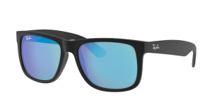 Ray-Ban 4165 JUSTIN, colour 622/55 · Rubber black