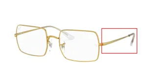 Original Ray-Ban RB1969V Rectangle arms, colour 3086 · Legend gold