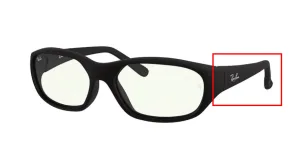 Original Ray-Ban RB2016 Daddy O arms, colour 601S · Black matte