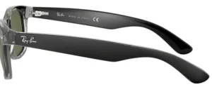 Original Ray-Ban RB2132 New Wayfarer arms, colour 622 · Rubber black