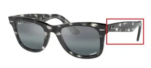 Original Ray-Ban RB2140 Wayfarer arms, colour 1333 · Gray havana