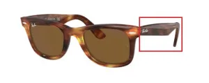 Original Ray-Ban RB2140 Wayfarer arms, colour 954 · Tortoise light