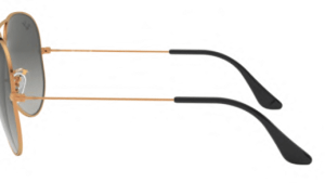 Original Ray-Ban RB3026 Aviator Large Metal II arms, colour 197 · Bronze