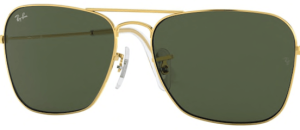 Original lenses Ray-Ban RB3136 Caravan, colour G15 · Green classic
