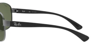 Original Ray-Ban RB3386 arms, colour 004 · Gunmetal