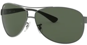 Original lenses Ray-Ban RB3386, colour 71 · Green · plastic