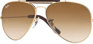 Original lenses Ray-Ban RB3422Q Aviator Craft, colour 51 · Brown light gradient