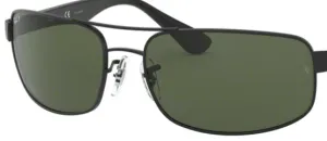 Original lenses Ray-Ban RB3445, colour 58 · Green polarized · plastic
