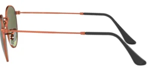 Original Ray-Ban RB3447 Round Metal arms, colour 9002 · Medium bronze