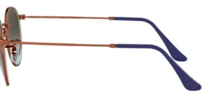 Original Ray-Ban RB3447 Round Metal arms, colour 9003 · Shiny dark bronze