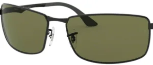 Original lenses Ray-Ban RB3498, colour 9A · Green polarized · plastic