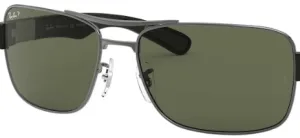 Original lenses Ray-Ban RB3522, colour 9A · Green polarized · plastic