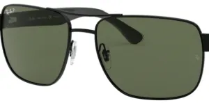 Original lenses Ray-Ban RB3530, colour 9A · Green polarized · plastic