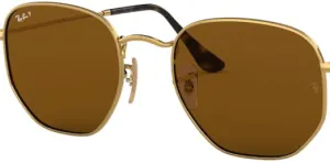 Original lenses Ray-Ban RB3548N Hexagonal, colour 57 · Polarizaded brown