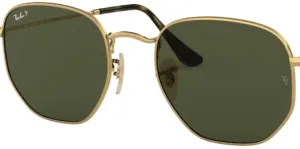 Original lenses Ray-Ban RB3548N Hexagonal, colour 58 · Green polarized