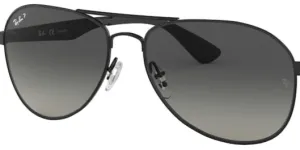 Original lenses Ray-Ban RB3549, colour T3 · Gray dark gradient polarized · plastic