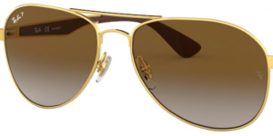 Original lenses Ray-Ban RB3549, colour T5 · Brown gradient polarized · plastic