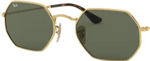 Original lenses Ray-Ban RB3556 Octagonal, colour 31 · Green