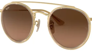 Original lenses Ray-Ban RB3647N, colour 43 · Brown gradient gray