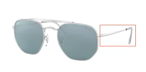 Original Ray-Ban RB3648 The Marshal arms, colour 003 · Silver