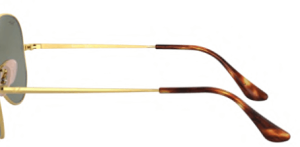 Original Ray-Ban RB3689 Aviator Metal II arms, colour 9147 · Gold