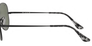 Original Ray-Ban RB3689 Aviator Metal II arms, colour 9148 · Black