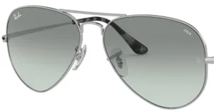 Original lenses Ray-Ban RB3689 Aviator Metal II, colour AD · Photochromic azure gradient blue