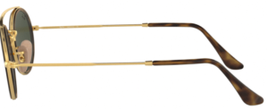 Original Ray-Ban RB3847N arms, colour 9121 · Gold